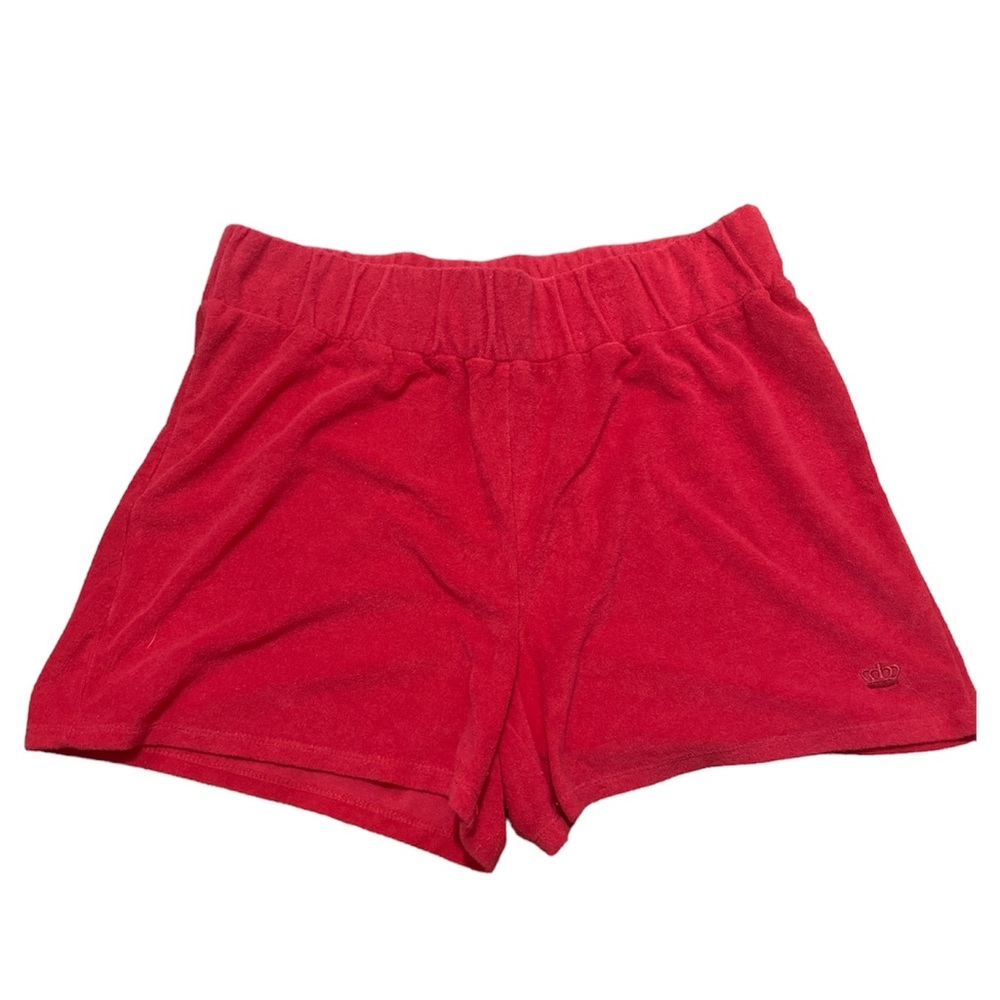 Juicy Couture hot pink terry cloth shorts